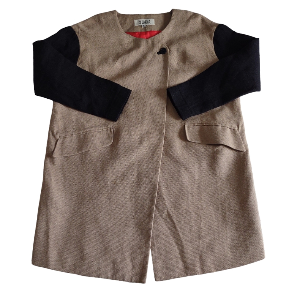 BB Dakota Size Medium Sack Cloth Tweed Jacket